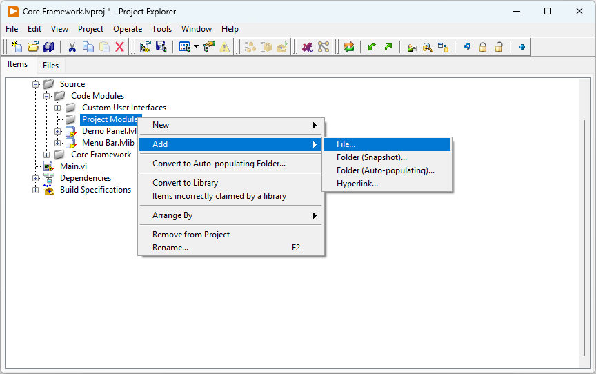 Add Module