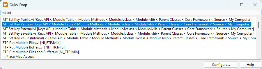 MT Set Key Value